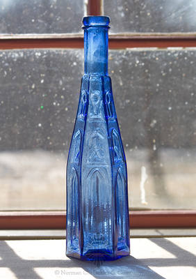 Cathedral Peppersauce Bottle, Similar to Z pg. 455, #34