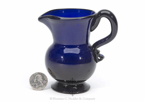 Freeblown Creamer, Similar in form and construction to McK plate 13, #9