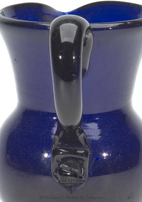 Freeblown Creamer, Similar in form and construction to McK plate 13, #9
