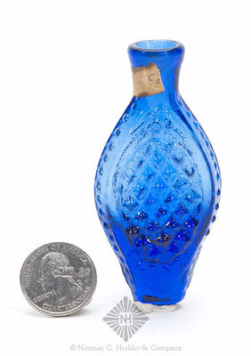 "Peace" - "Plenty" Scent Bottle, Similar in form and construction to McK plate 241, #8