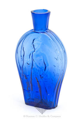 Hunter With Hare - Grape Vines Pictorial Flask, Similar to AG plate 306, #2