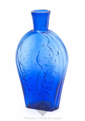 Hunter With Hare - Grape Vines Pictorial Flask, Similar to AG plate 306, #2
