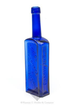 "Pure / Cod Liver / Oil / (Fish) / Reed, / Carnick / & / Andrus / Chemists / New York" Medicine Bottle, AAM pg. 426