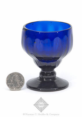 Pattern Molded Salt Cellar, Similar in form and construction to McK plate 23, #1
