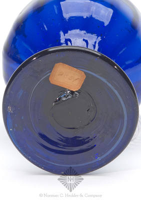 Pattern Molded Salt Cellar, Similar in form and construction to McK plate 23, #1