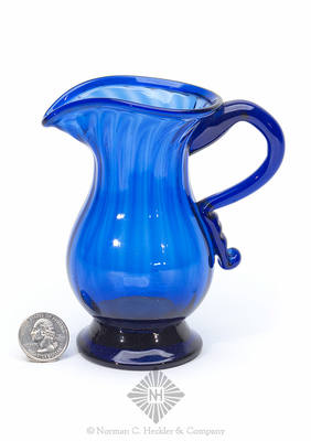 Pattern Molded Creamer, Similar in form and construction to McK plate 52, #4