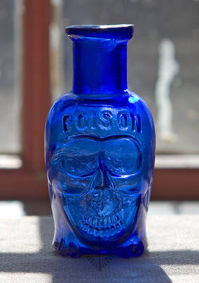 "Poison / Pat Appl'd For" Figural Poison Bottle, K #KU-10