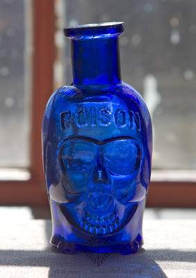 "Poison / Pat Appl'd For" Figural Poison Bottle, K #KU-10