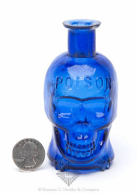 "Poison / Pat. Appl'd. For" Figural Poison Bottle, K #KU-10