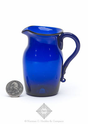 Freeblown Creamer, Similar in form and construction to McK plate 67, #1