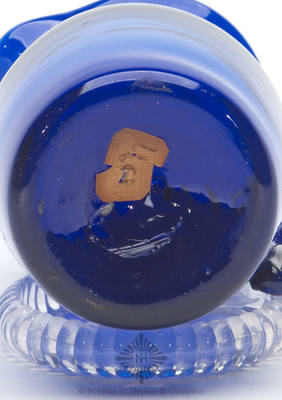 Freeblown Creamer, Similar in form and construction to McK plate 67, #1