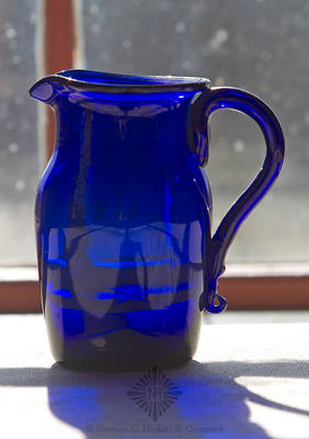 Freeblown Creamer, Similar in form and construction to McK plate 67, #1