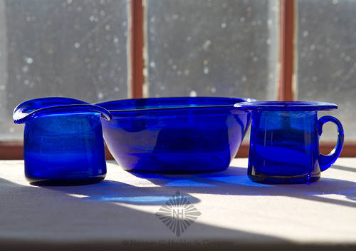 Lot Of Three Miscellaneous Blown Glass Items