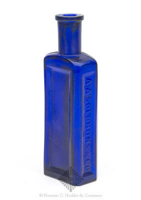 "A.A. Solomons & Co" - "Savannah Geo" Medicine Bottle, AAM pg. 484