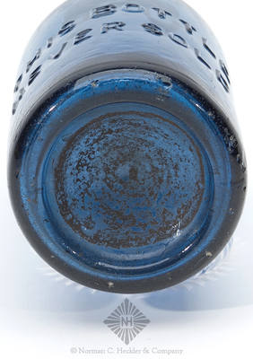 "I. Brownell / New Bedford" - "This Bottle / Never Sold" Soda Water Bottle