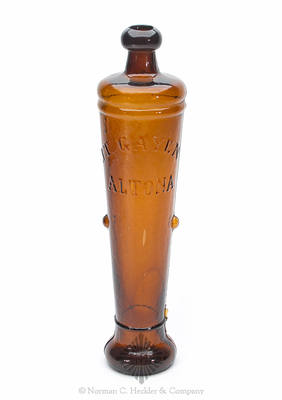 "J T Gayen / Altona" Figural Whiskey Bottle, H color plate XIV, #2521