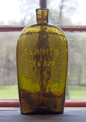 "Granite / Glass / C.o" - "Stoddard / N H" Lettered Flask, GXV-6
