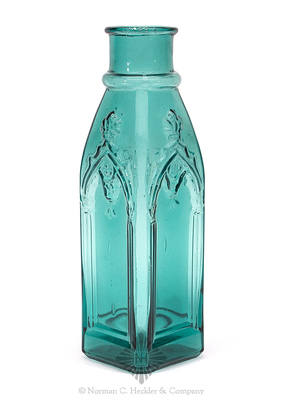 Cathedral Pickle Jar, Similar in form and construction to Z pg. 456, top right
