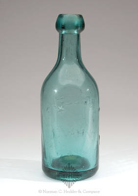 "T.W. Gillett. / New-Haven." - "(Star)" Soda Water Bottle, WB pg. 7