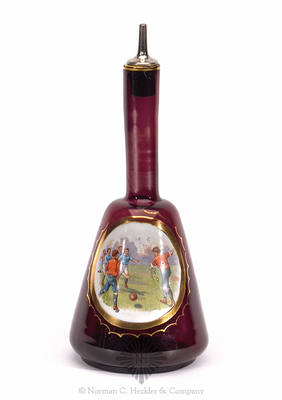 Pattern Molded Barber Bottle