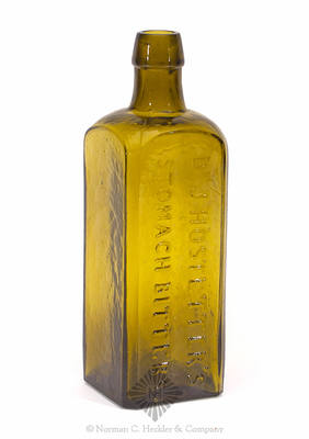 "Dr J. Hostetter's / Stomach Bitters" Bottle, R/H #H-195