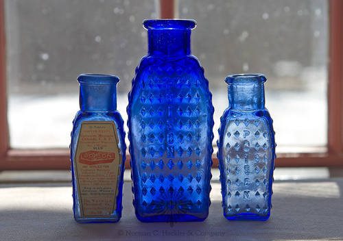 Lot Of Three "Poison" Figural Bottles, K #KU-18