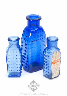Lot Of Three "Poison" Figural Bottles, K #KU-18