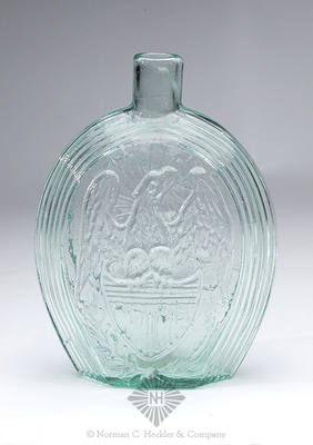 Eagle - Flag And "For Our Country." Historical Flask, GII-53
