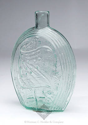 Eagle - Flag And "For Our Country." Historical Flask, GII-53