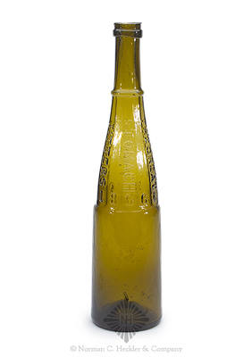 "Curtis / Cordial / Calisaya / The Great / Stomach / Bitters / 1866 CCC 1900" Figural Bitters Bottle, R/H #C-261