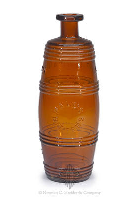 "Hall's / Bitters" Figural Bottle, R/H #H-10