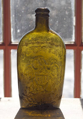 Eagle - "Willington / Glass / Co" Historical Flask, GII-63