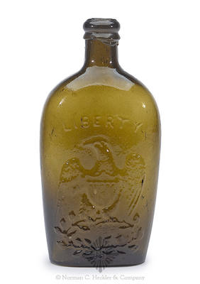 Eagle - "Willington / Glass / Co" Historical Flask, GII-63