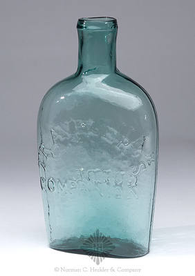 "Traveler's / Companion" - "Railroad / Guide" Flask, GXIV-9