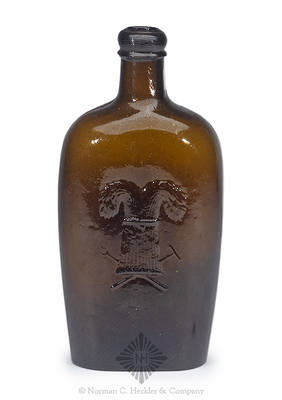 Sheaf Of Wheat - "Westford Glass Co" Historical Flask, GXIII-35