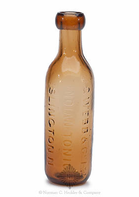 "J.G. Webb & Co Ltd / Indian Tonic / Islington. N." Soda Bottle