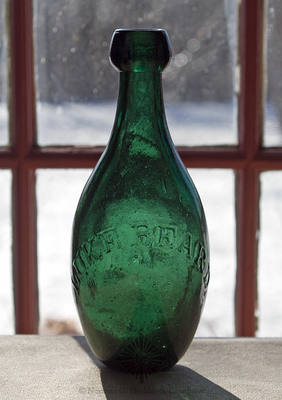 "Luke Beard" Soda Water Bottle, H #911