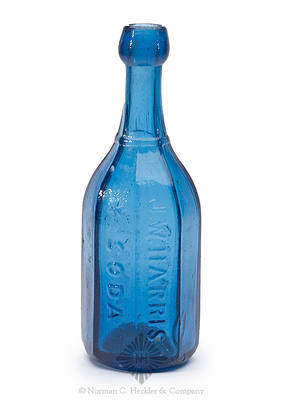 "J.W. Harris / (Star) Soda / New-Haven / Conn." Soda Water Bottle, WB pg. 9