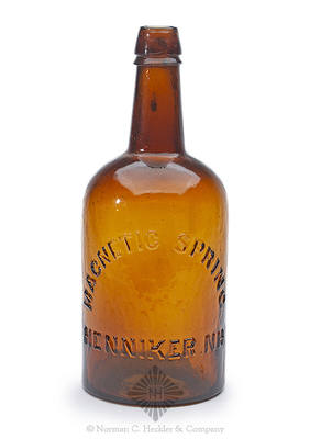 "Magnetic Spring / Henniker. NH" Mineral Water Bottle, T#V-10