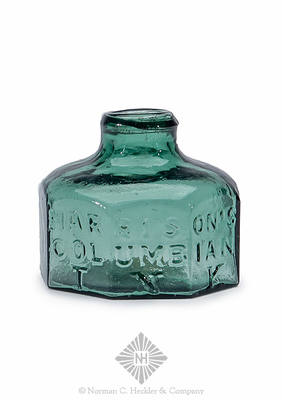 "Harrison's / Columbian / Ink" Bottle, Similar in form and construction to C #550