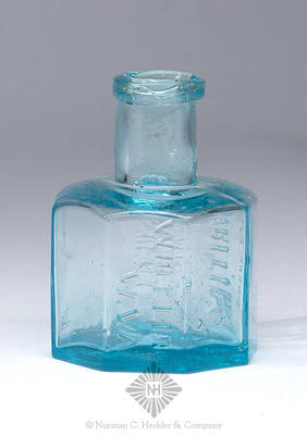 "Bushfield's / Chemical / Writing / Fluid / Wheeling / W.Va." Ink Bottle, Similar in form to C #562