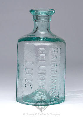 "Harrison's / Columbian / Ink" - "Patent" Master Ink Bottle, C #538