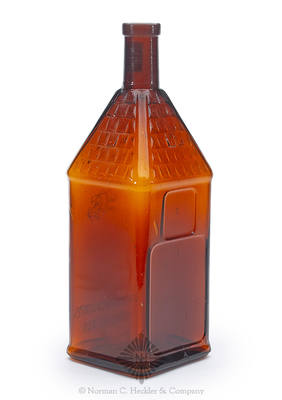 "RS / Roehling & Schultz, Inc. / Chicago." Figural Whiskey Bottle, H #2845