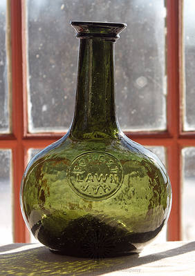 "Forest / Lawn / J.V.H" Whiskey Bottle, H #2698