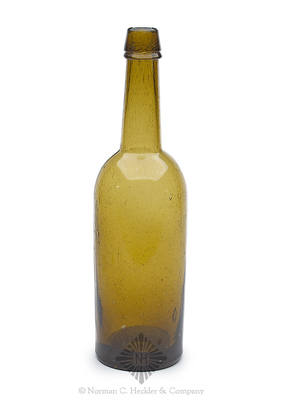 "Dyottville Glass Works Phila" Base Embossed Whiskey Bottle, Similar to H #188