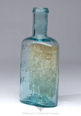 "Clemen's / Indian / Tonic / (Full Figure Of Indian) / Prepared By / Geo. W. House" Medicine Bottle, AAM pg. 105