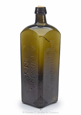 "Dr Townsend's / Sarsaparilla / Albany / NY" Medicine Bottle, AAM pg. 521