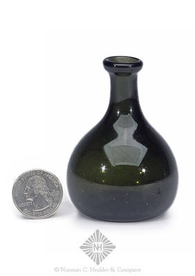 Miniature Freeblown Bottle, Similar in form and construction to McK plate 47, #5