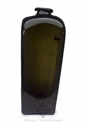 Large Freeblown Case Gin Bottle, Similar in form and construction to AG plate 83, #2