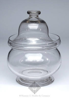 Freeblown Jam Pot, B/K #1266